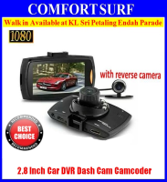 Car DVR Camera Dash Cam Video 2.8 LCD with Reverse Cam Car Cam Recorder